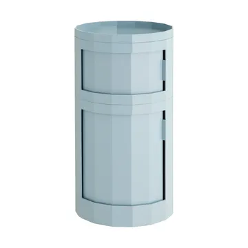 Facet Cabinet 110 side table - Misty blue - HAY