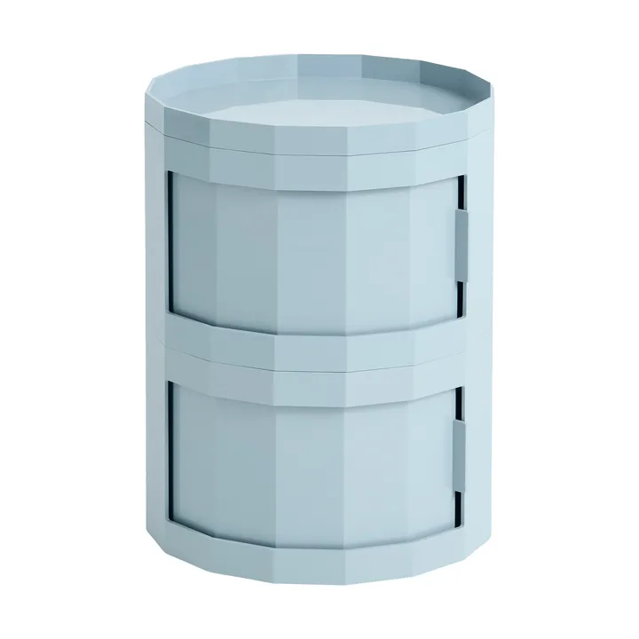 Facet Cabinet 20 side table - Misty blue - HAY