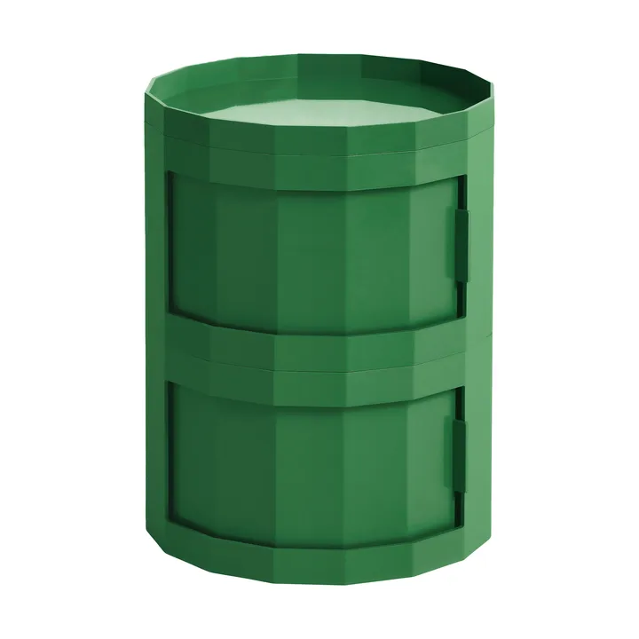 Facet Cabinet 20 side table - Spinach green - HAY