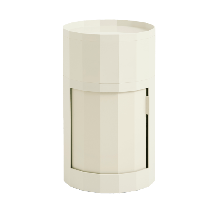 Facet Cabinet high side table 66 cm - Eggshell - HAY