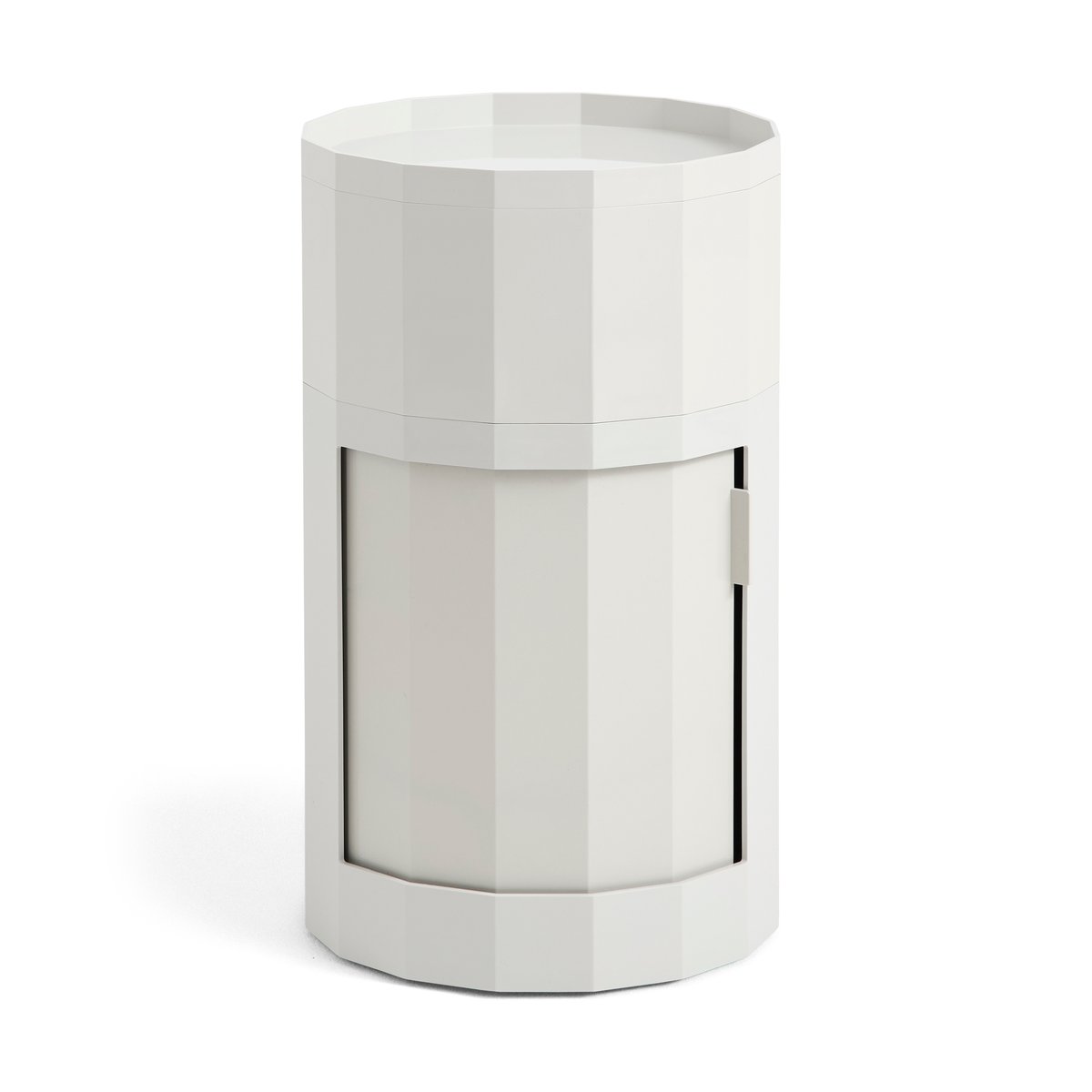 HAY Facet Cabinet high side table 66 cm Eggshell | Scandinavian Design | Display & glass cabinets | White