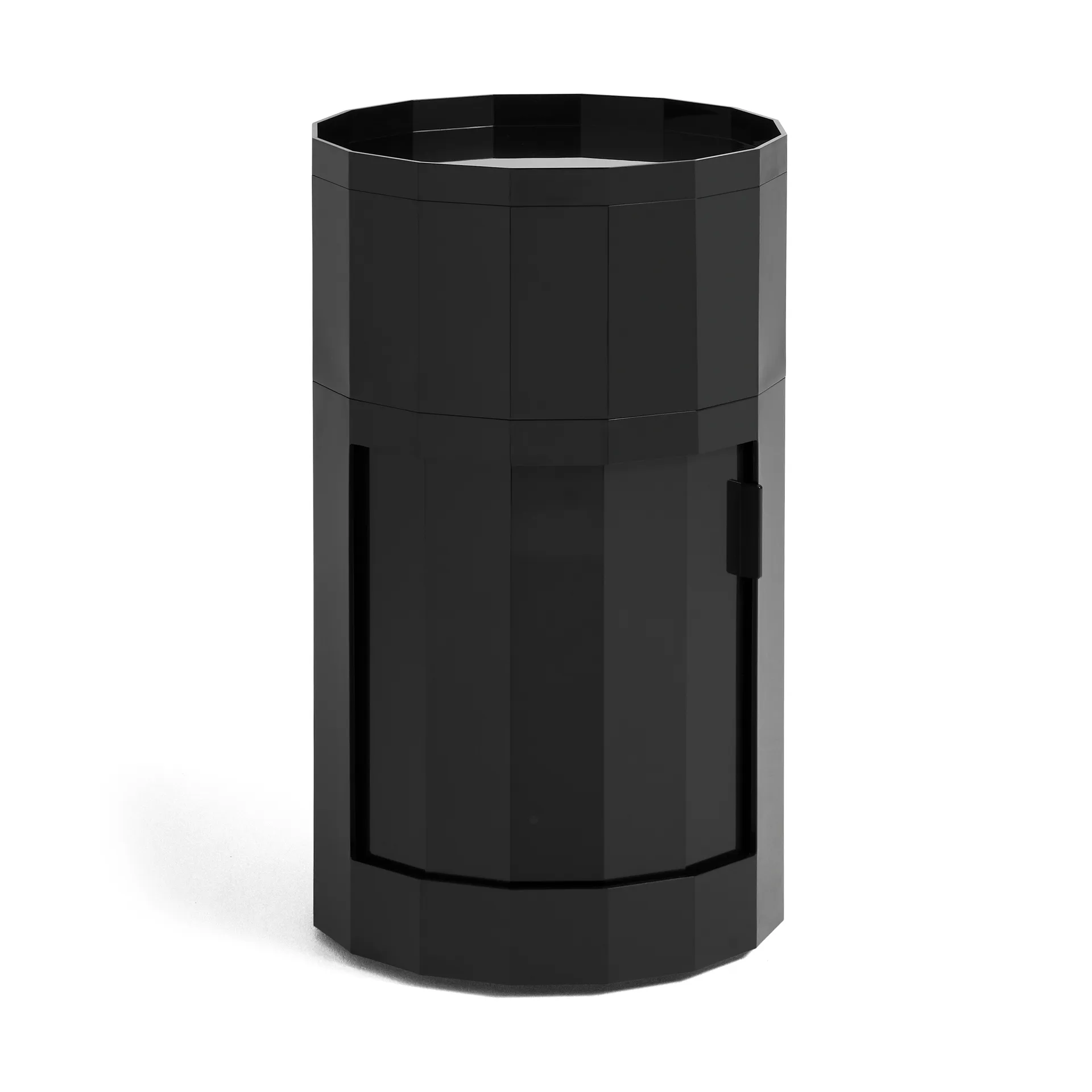 Facet Cabinet high side table feet/wheels 66 cm, Anthracite HAY