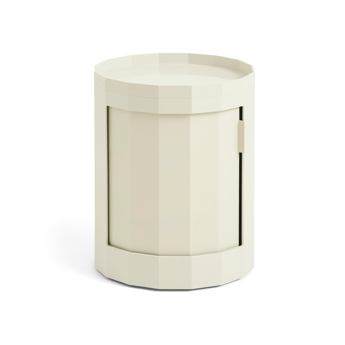 HAY Facet Cabinet low side table 49 cm Eggshell | Scandinavian Design | Side tables | White
