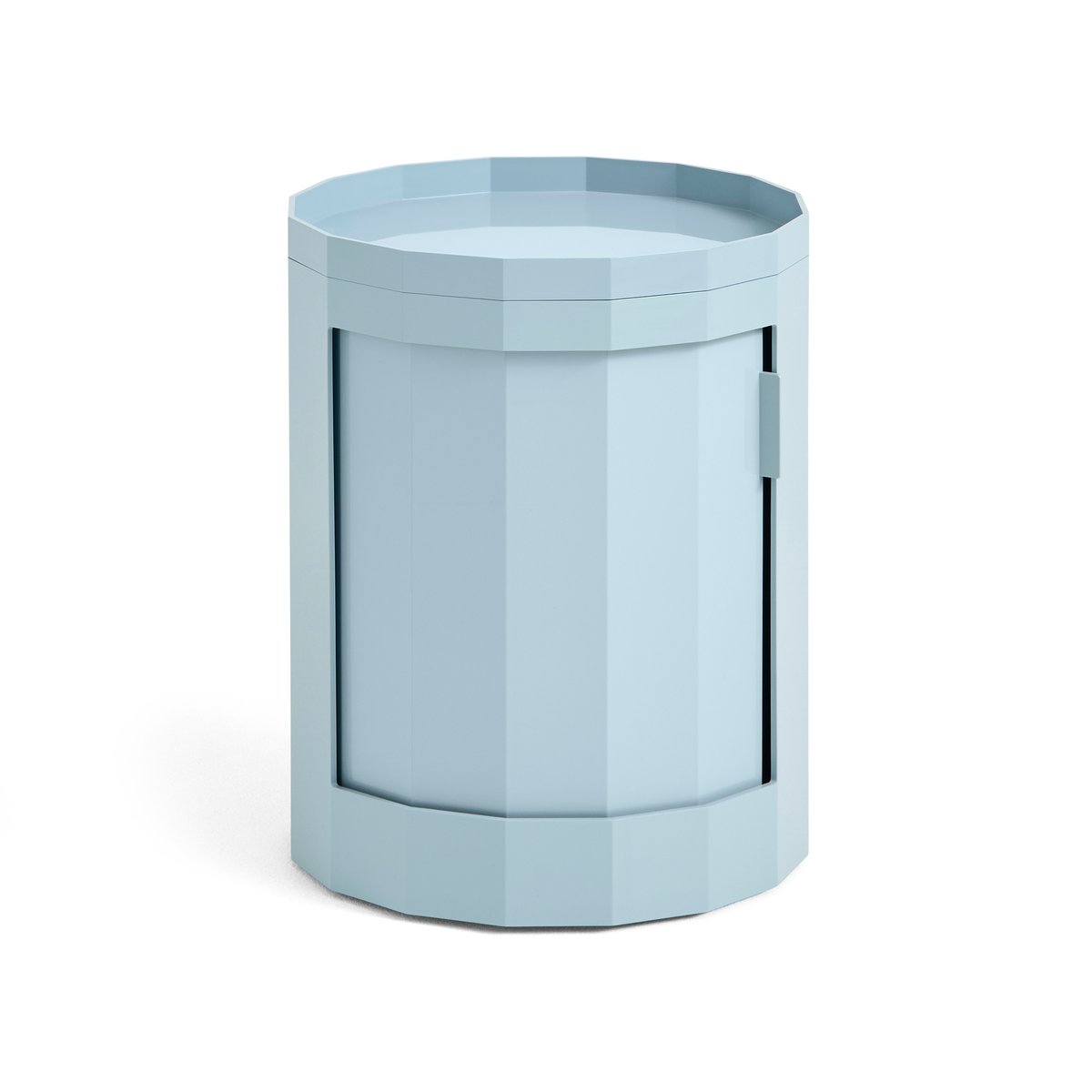 HAY Facet Cabinet low side table 49 cm Misty blue | Scandinavian Design | Side tables | Blue