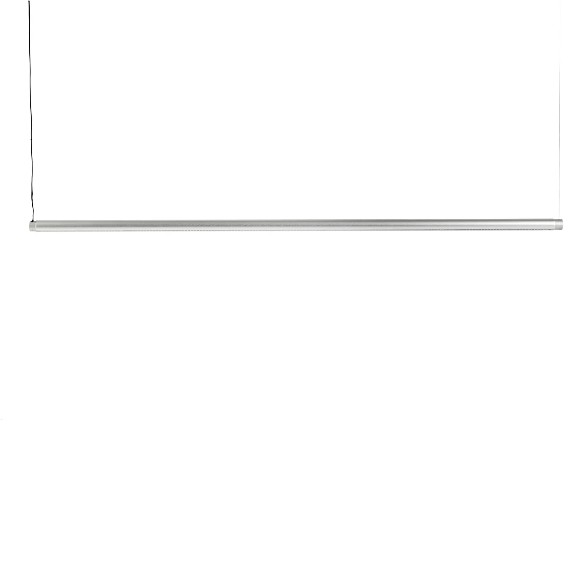 Factor Linear Suspension ceiling lamp 1500 Directional, Clear anodised aluminum HAY