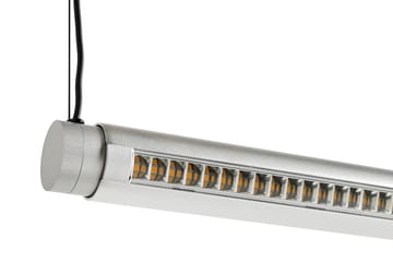 Factor Linear Suspension ceiling lamp 1500 Directional - Clear anodised aluminum - HAY