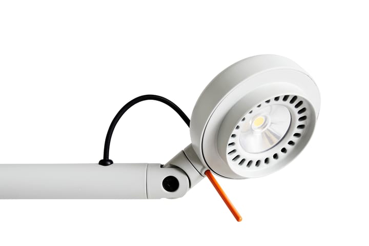 Fifty-Fifty floor lamp, Ash grey HAY