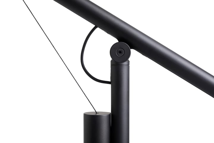 Fifty-Fifty table lamp, Soft black HAY