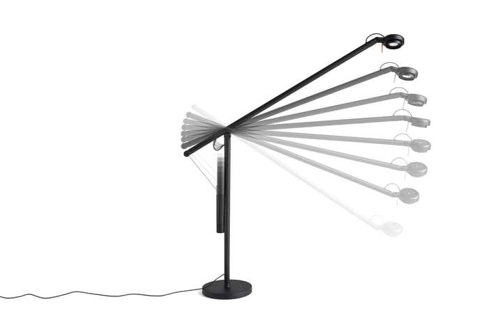Fifty-Fifty table lamp, Soft black HAY