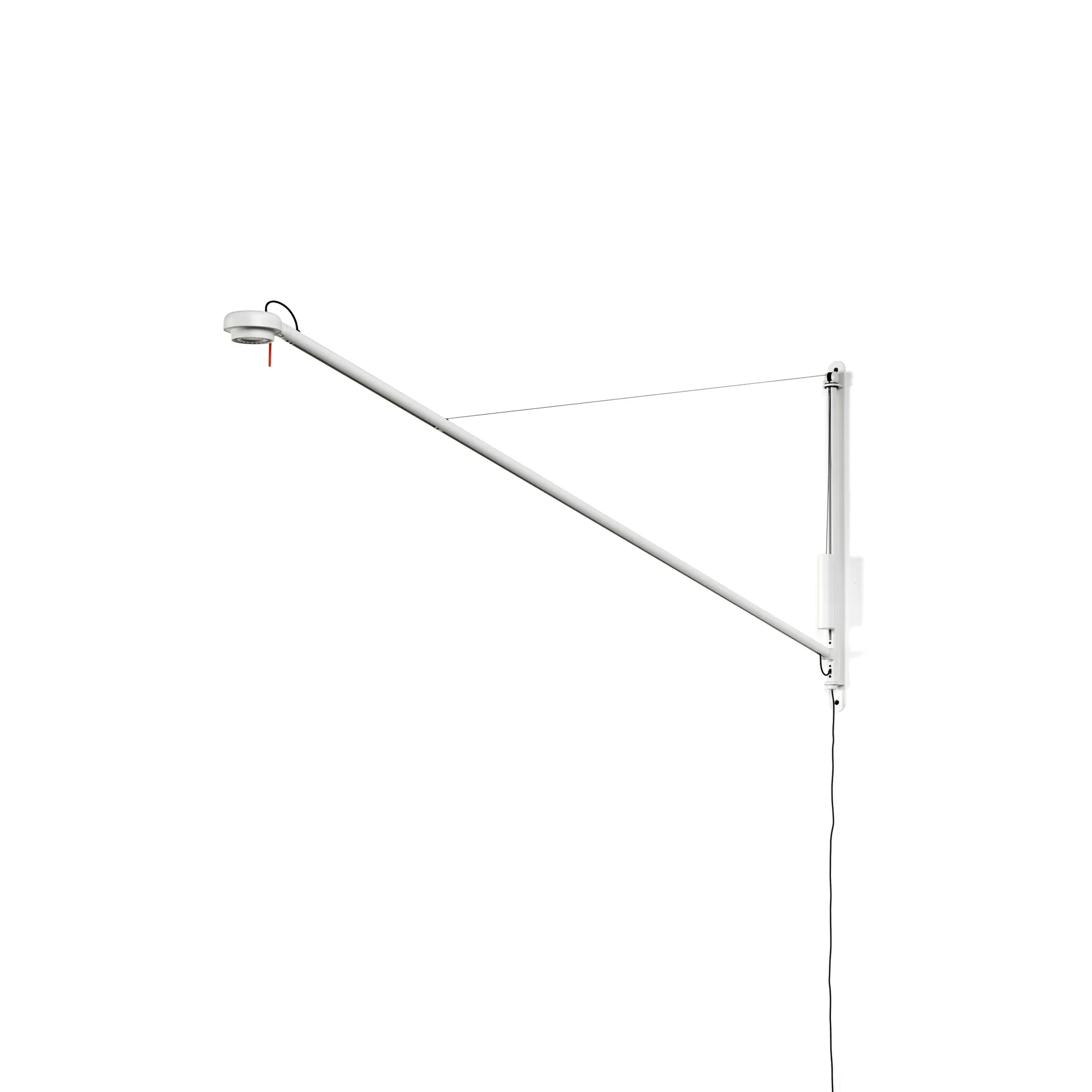 Fifty-Fifty wall lamp, Cream white HAY