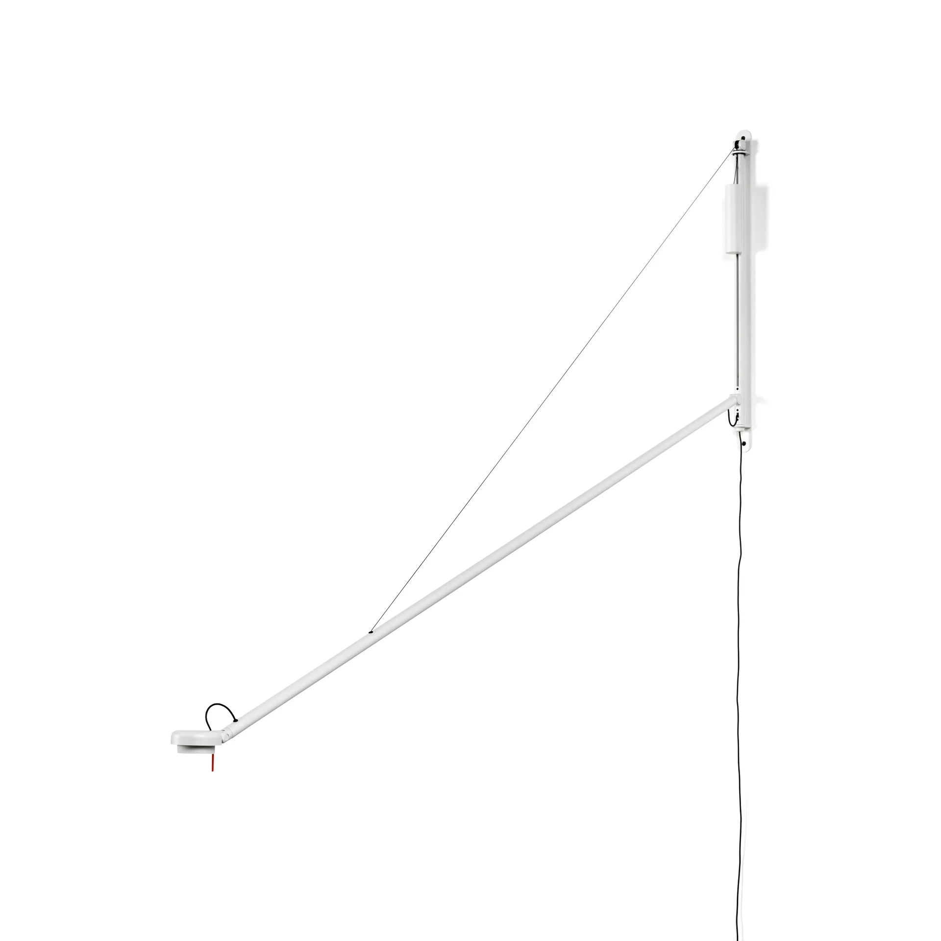 Fifty-Fifty wall lamp, Cream white HAY