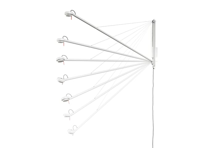 Fifty-Fifty wall lamp, Cream white HAY