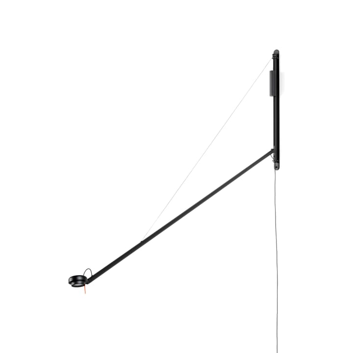Fifty-Fifty wall lamp, Soft black HAY