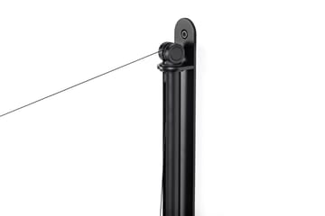 Fifty-Fifty wall lamp - Soft black - HAY