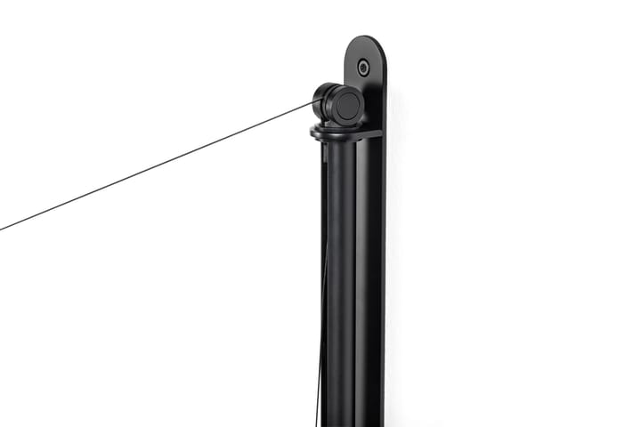 Fifty-Fifty wall lamp, Soft black HAY