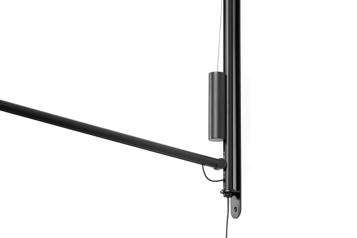Fifty-Fifty wall lamp, Soft black HAY