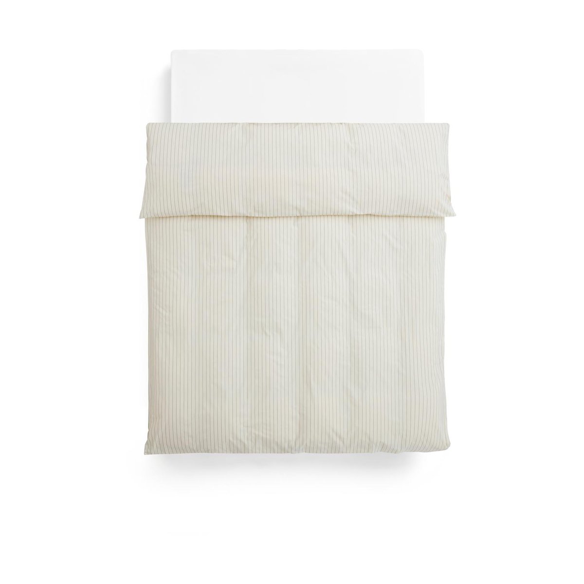 HAY Fineline duvet cover 150x210 cm Ivory | Scandinavian Design | Duvet covers | Beige