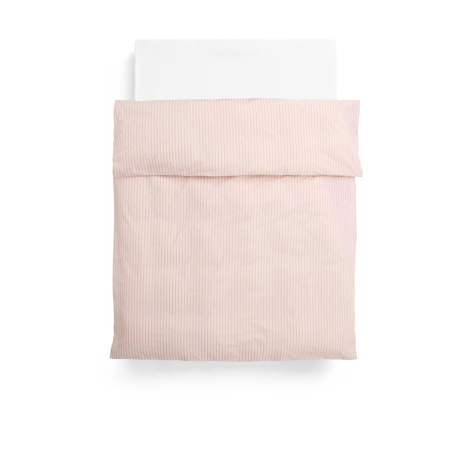 Fineline duvet cover 150x210 cm, Soft pink HAY