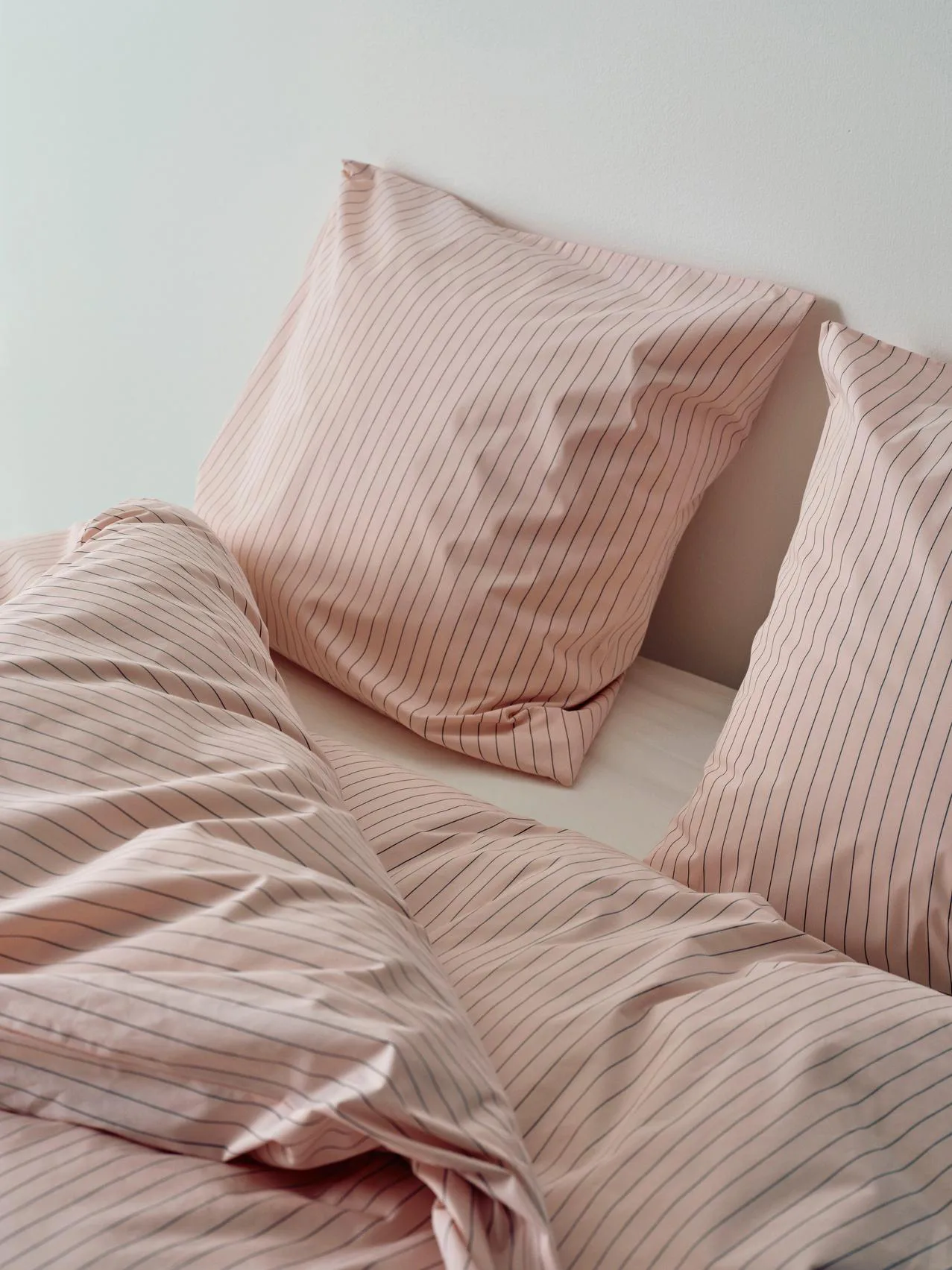 Fineline duvet cover 150x210 cm, Soft pink HAY