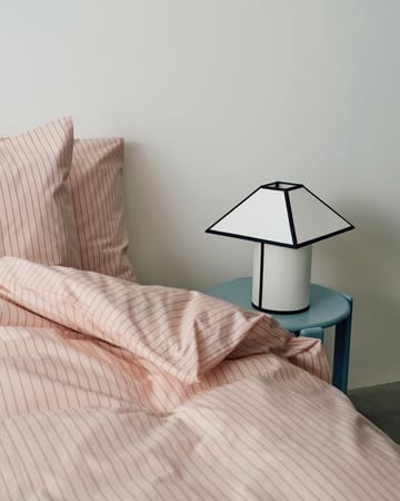 Fineline duvet cover 150x210 cm - Soft pink - HAY