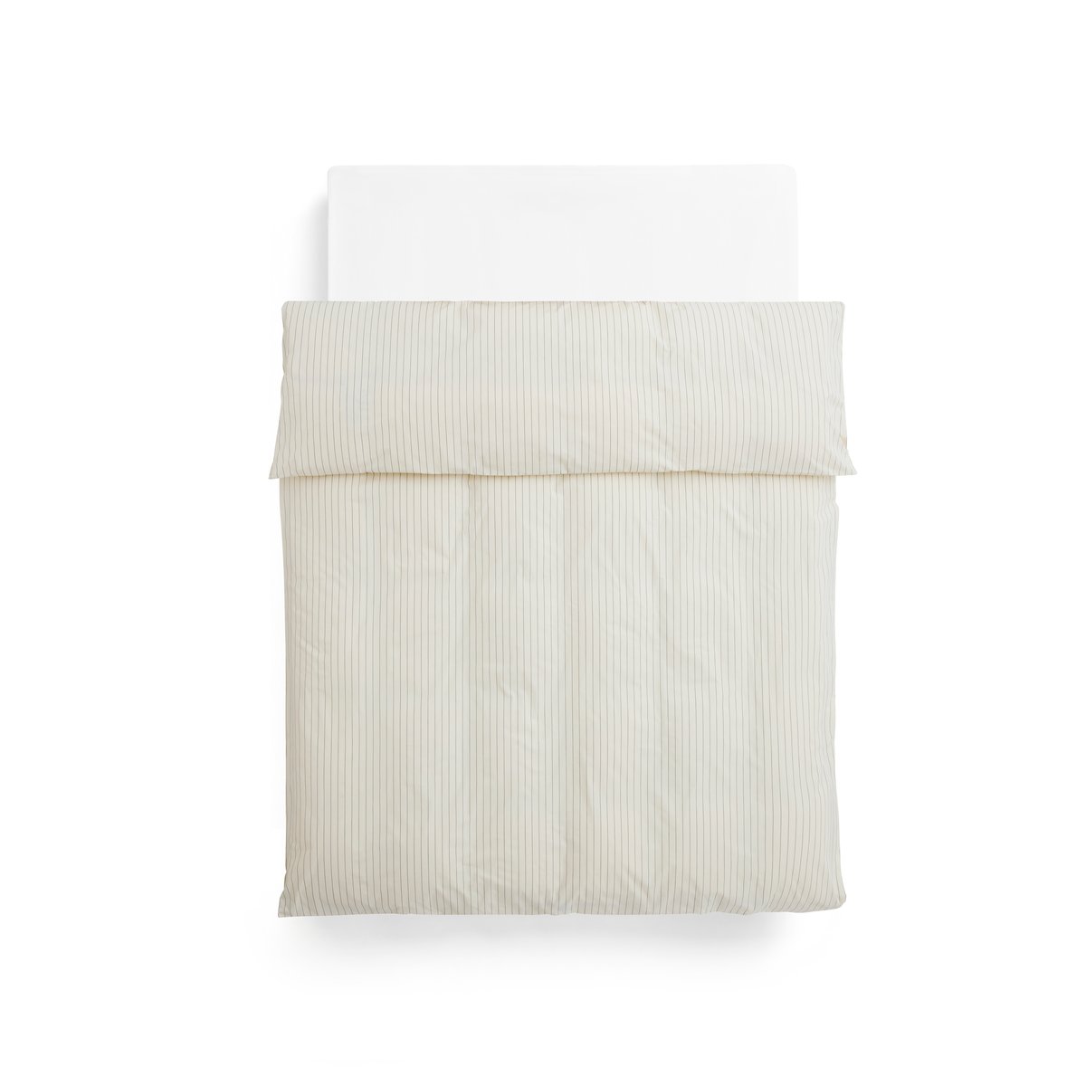 HAY Fineline duvet cover 220x240 cm Ivory | Scandinavian Design | Duvet covers | Beige
