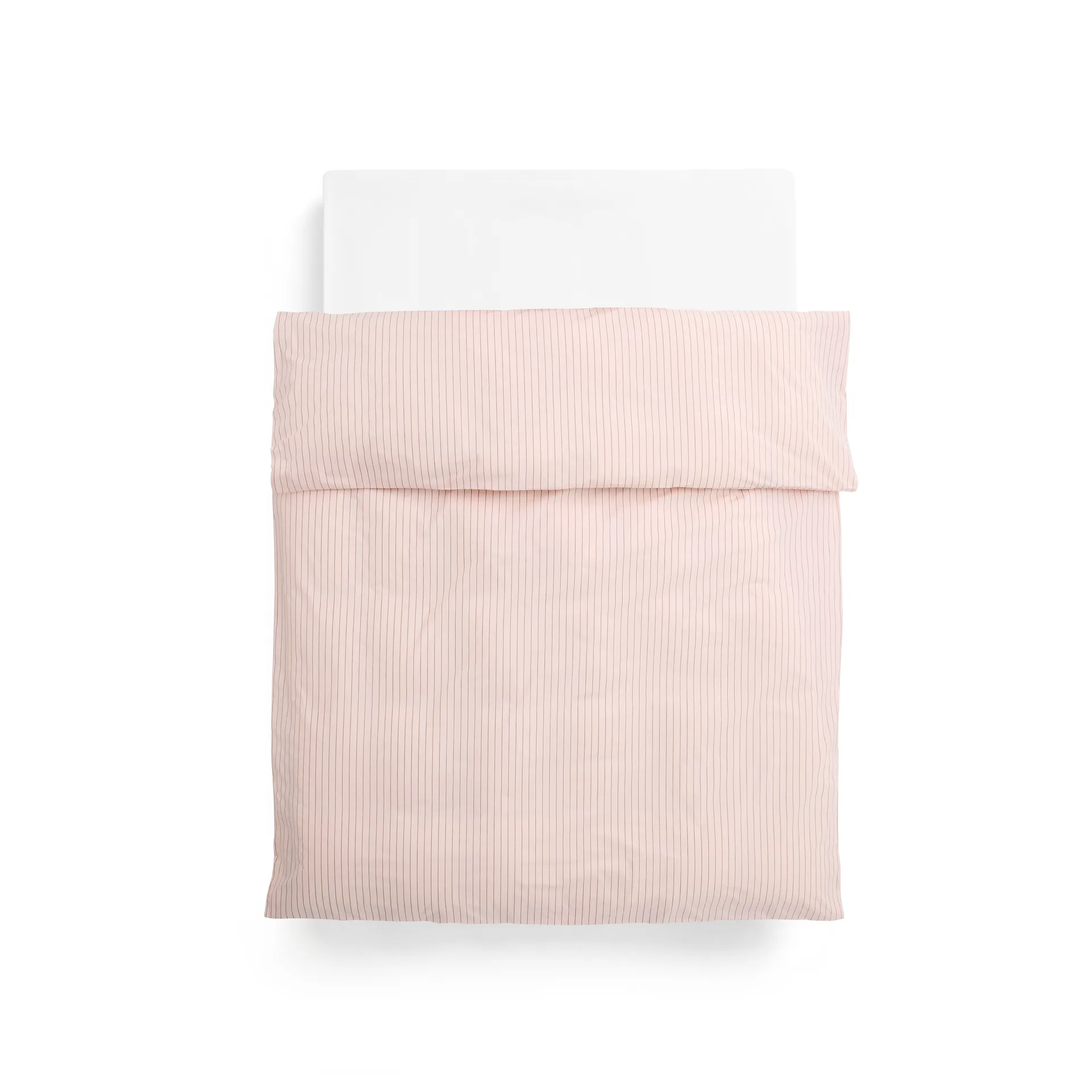 Fineline duvet cover 220x240 cm, Soft pink HAY