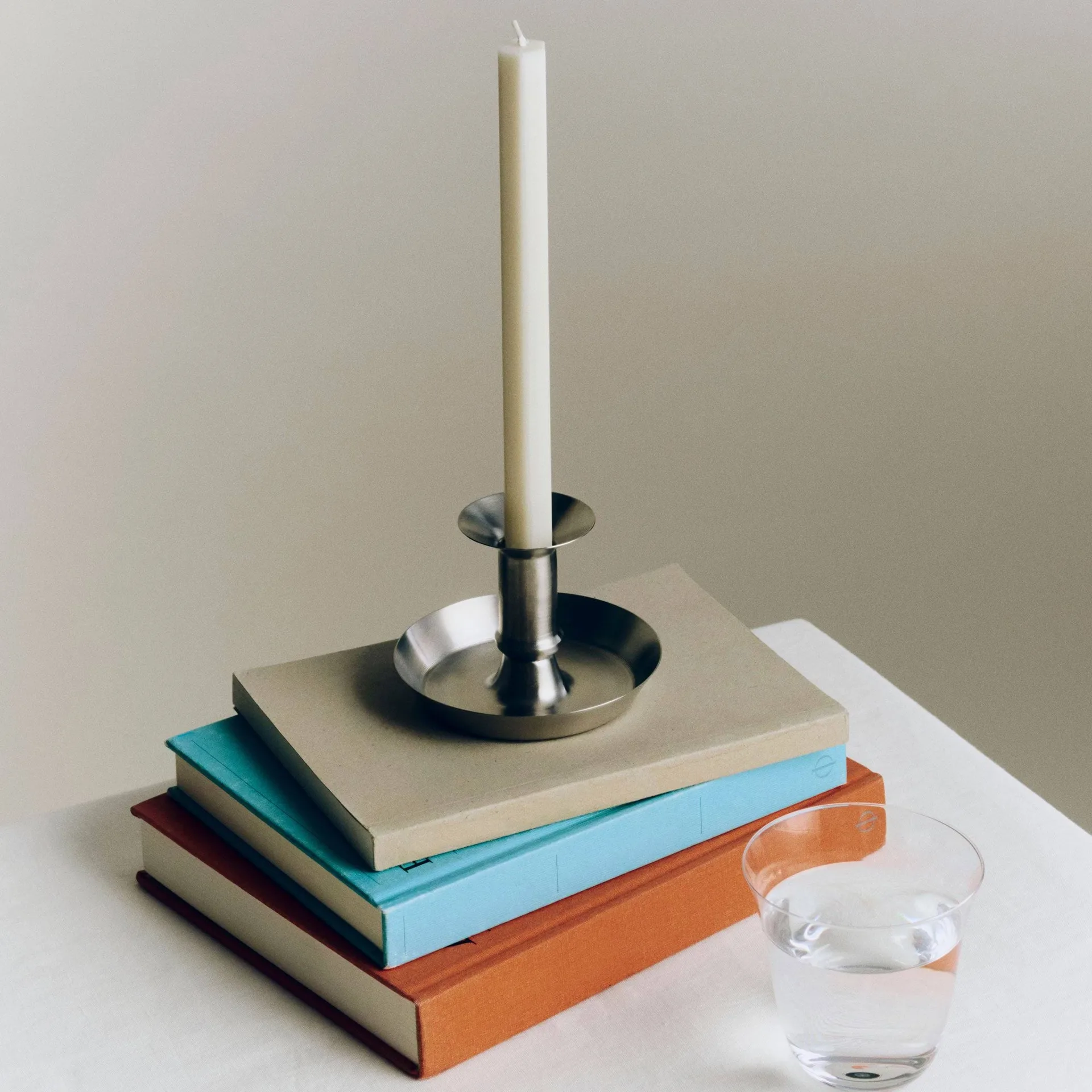 Flare candle holder, Steel HAY