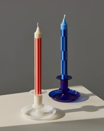 Flare candlestick - Dark blue - HAY