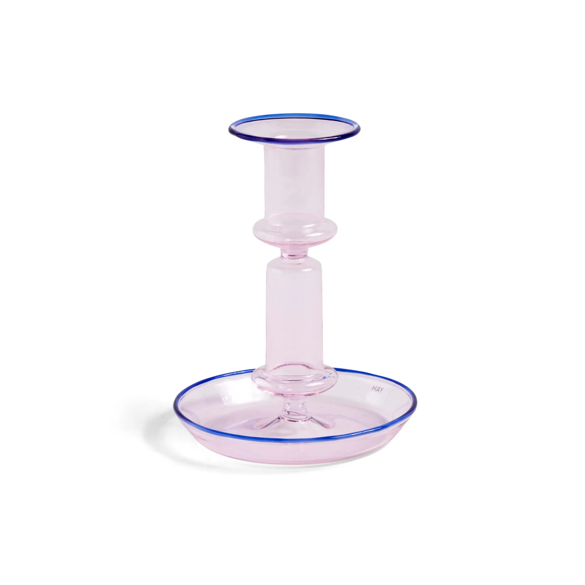 Flare medium candle sticks, pink-blue HAY