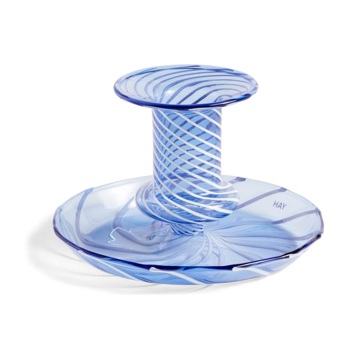 Flare Stripe candle stick - light blue - HAY