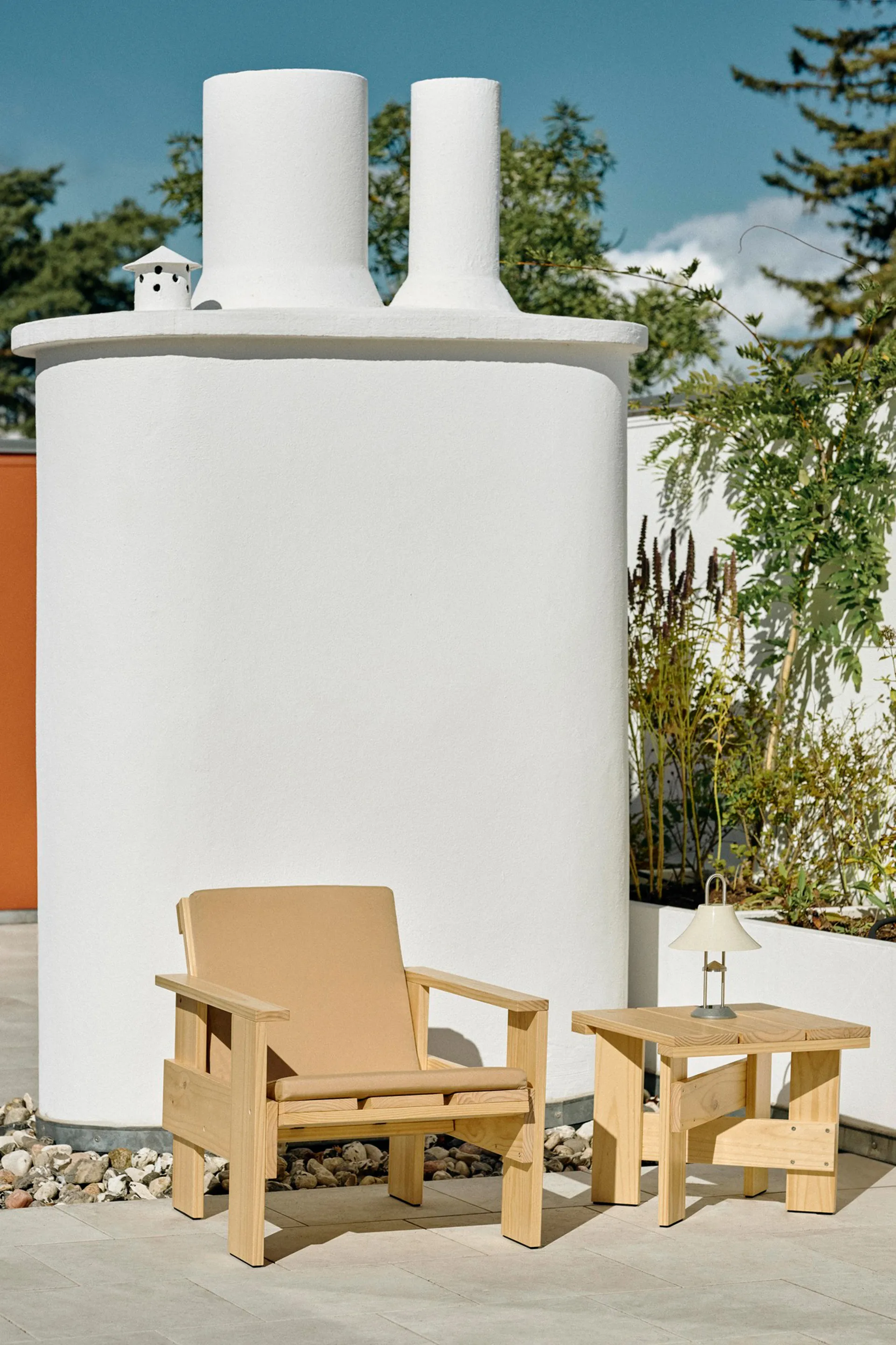 Folding cushion for Crate lounge chair, Beige HAY