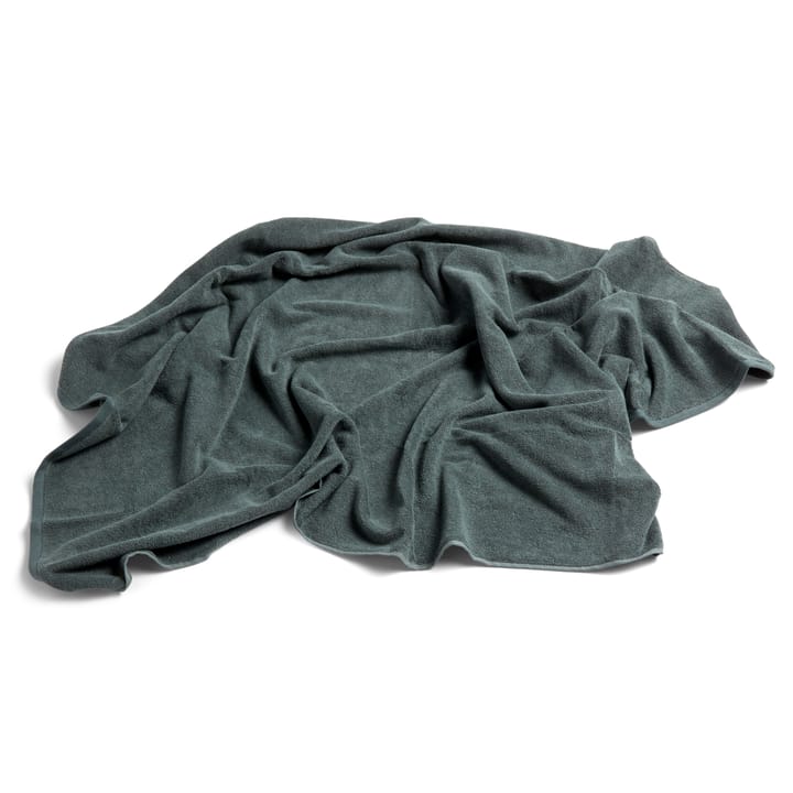 Frotté bath towel 100x150 cm - dark green - HAY
