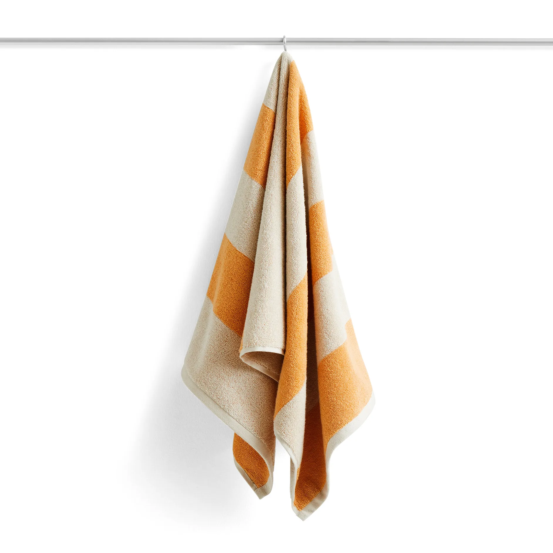 Frotté Stripe towel 50x100 cm, Warm yellow HAY