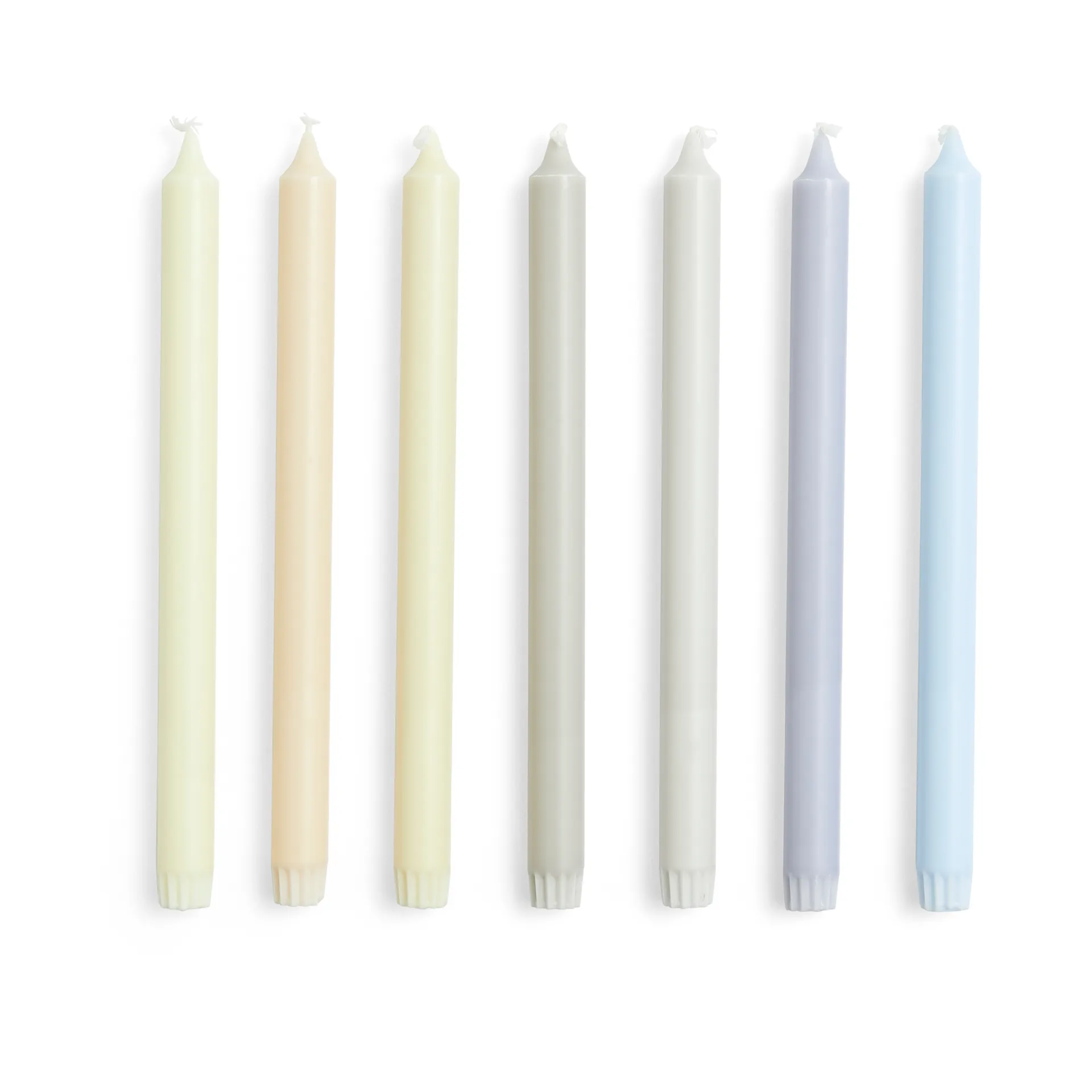Gradient Candle 7-pack, Neutrals HAY