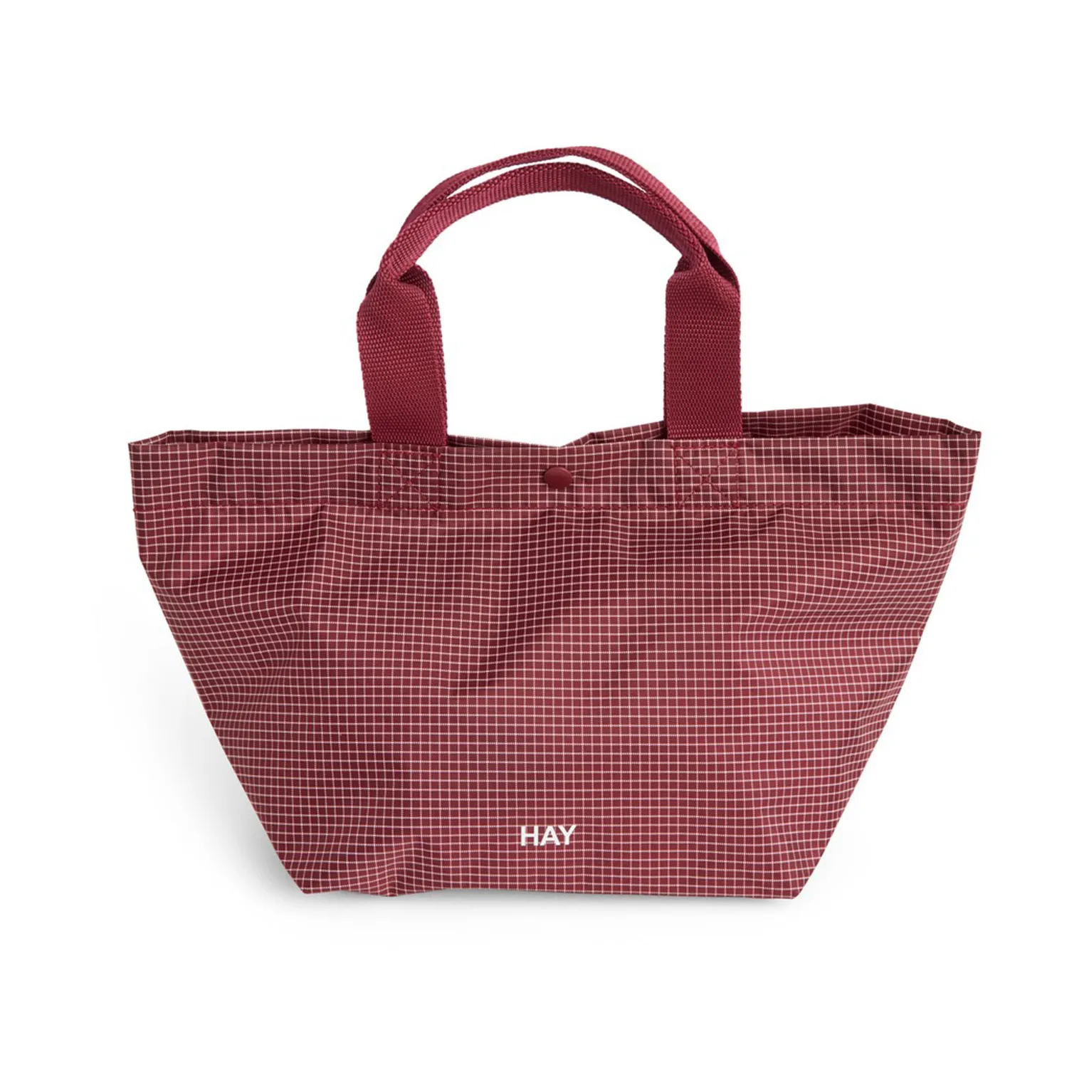 Grid Everyday Bag, Burgundy, mini HAY