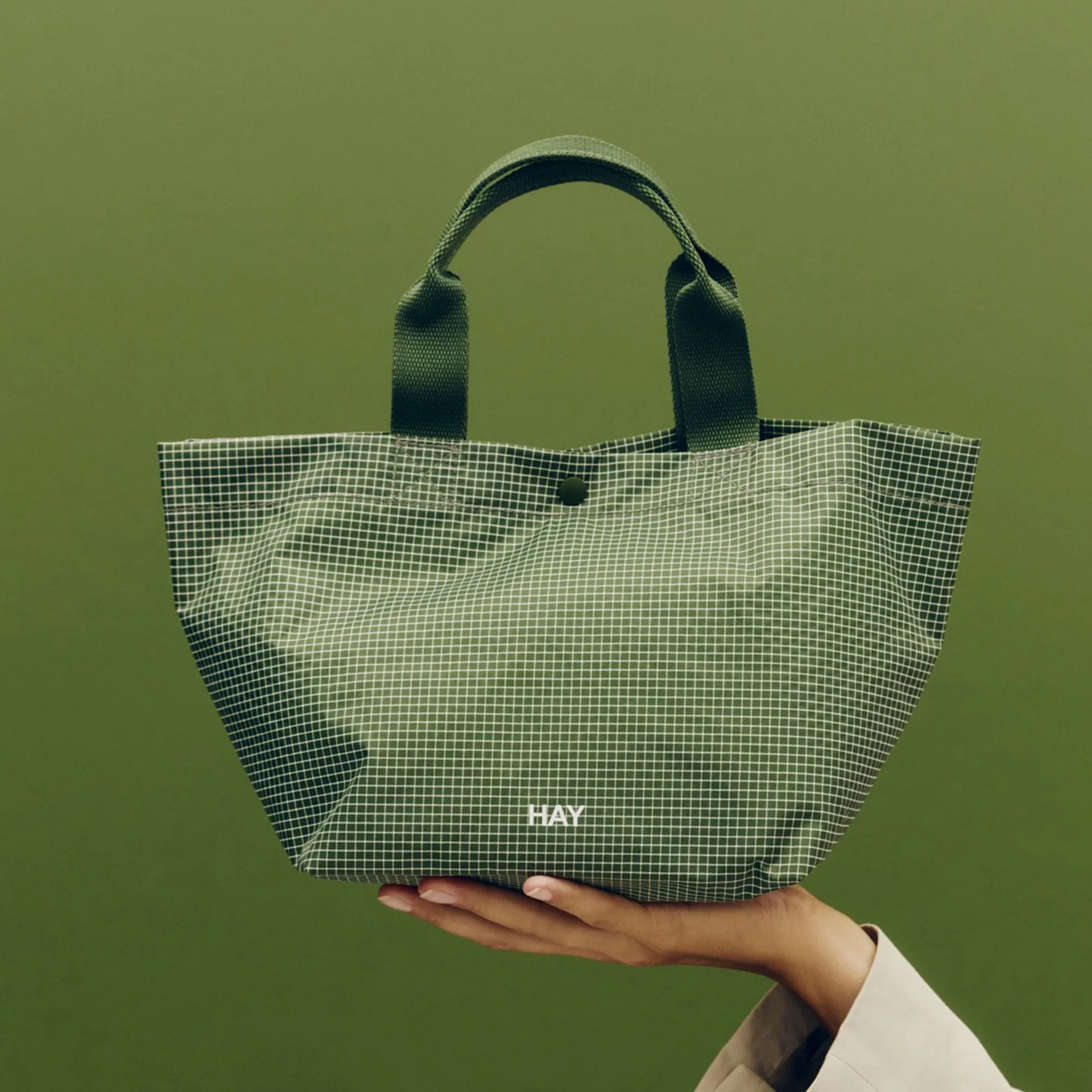 Grid Everyday Bag, Dark green, mini HAY