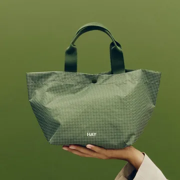 Grid Everyday Bag - Dark green, mini - HAY
