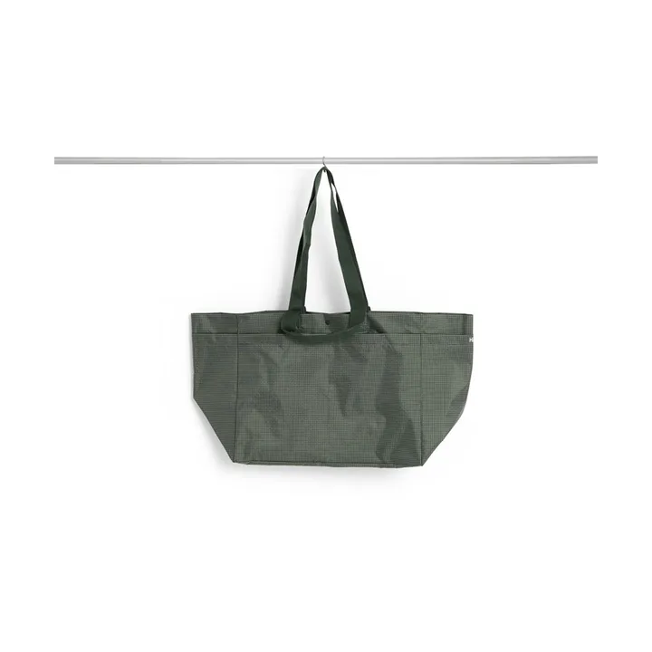 Grid Weekend Bag - Dark green, medium - HAY