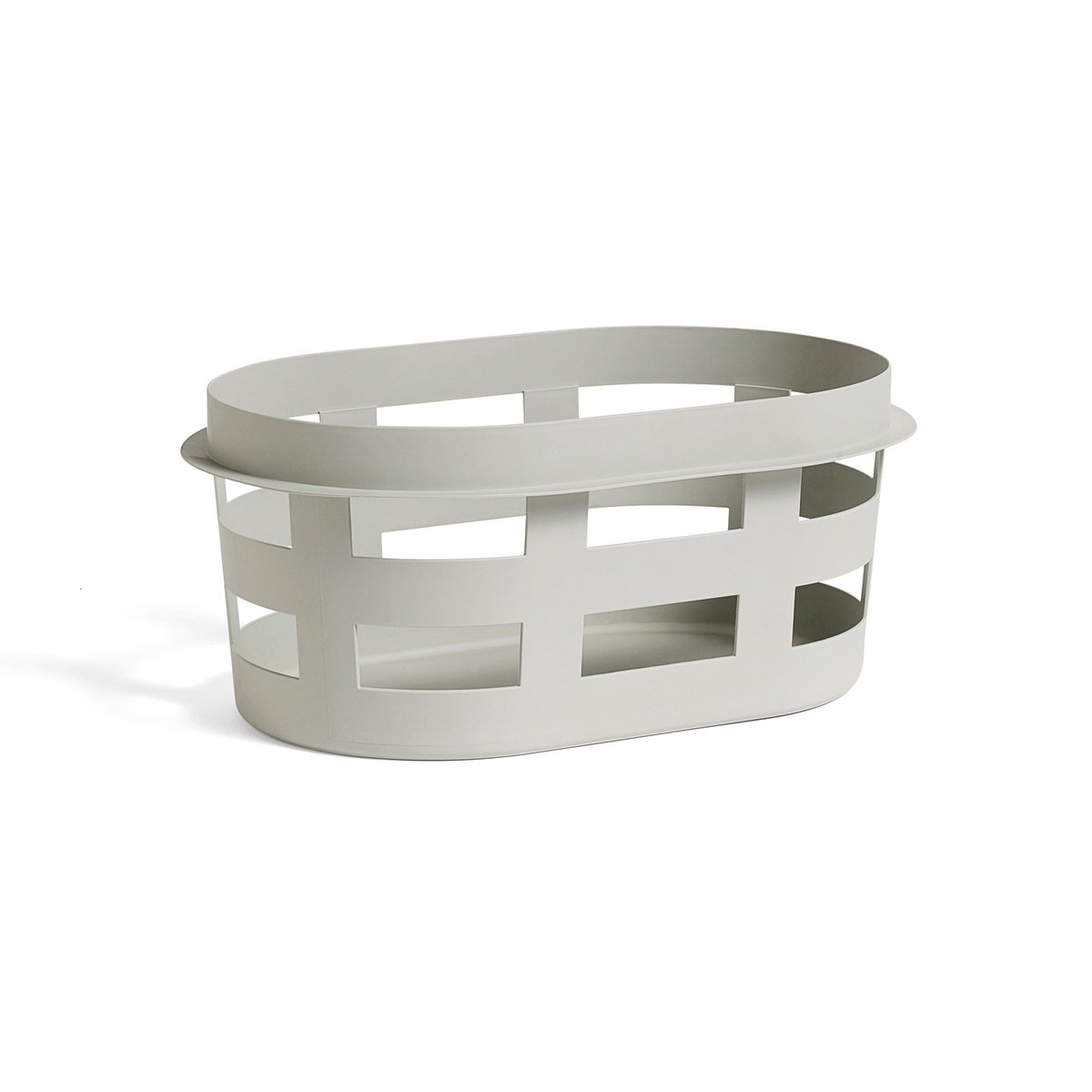 HAY HAY basket S 24.5 cm Light grey | Scandinavian Design | Storage baskets | Grey