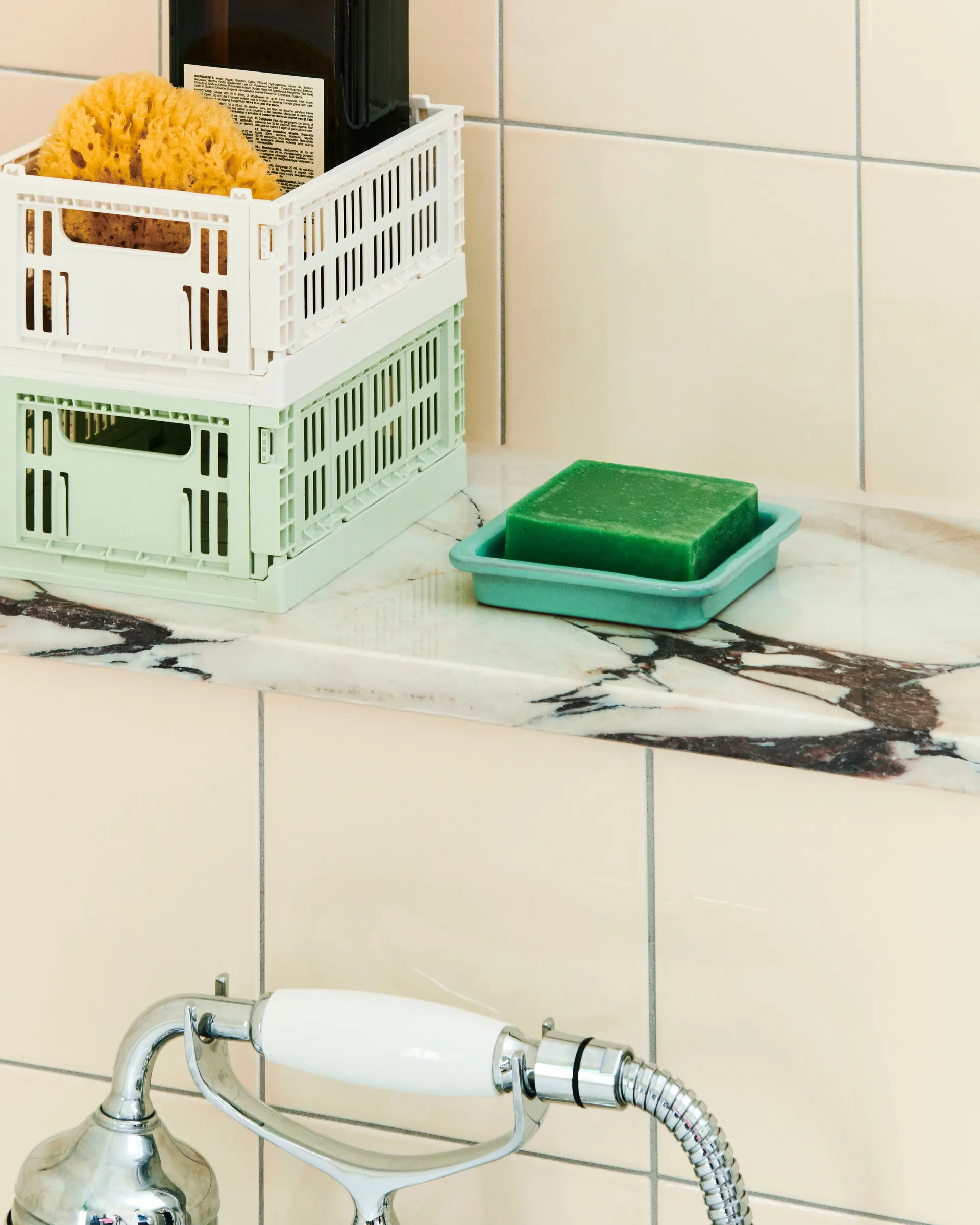 HAY Colour Crate Mini 2-pack 13x17 cm, Off white HAY