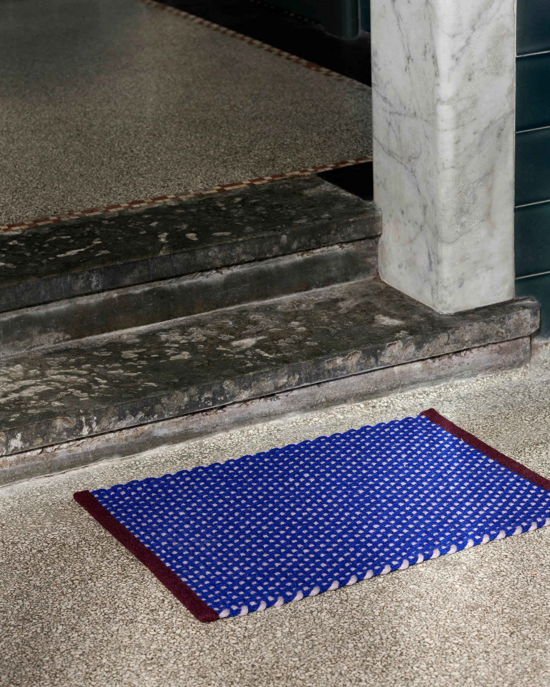 HAY doormat 50x70 cm, Royal blue HAY