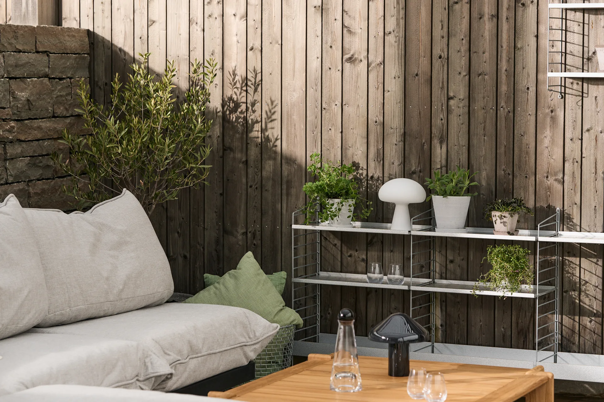 HAY Flowerpot with saucer M Ø14 cm, Grey HAY