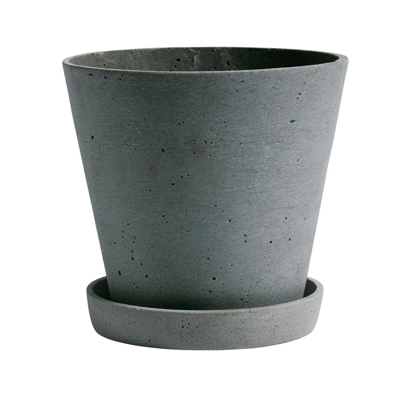 HAY Flowerpot with saucer XXXL Ø34 cm, Green HAY