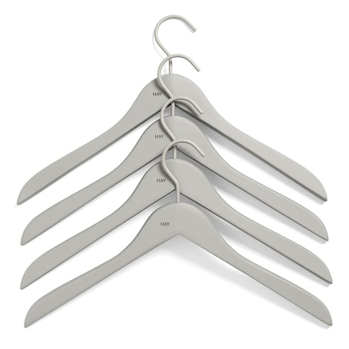 HAY hanger slim 4-pack - Grey - HAY