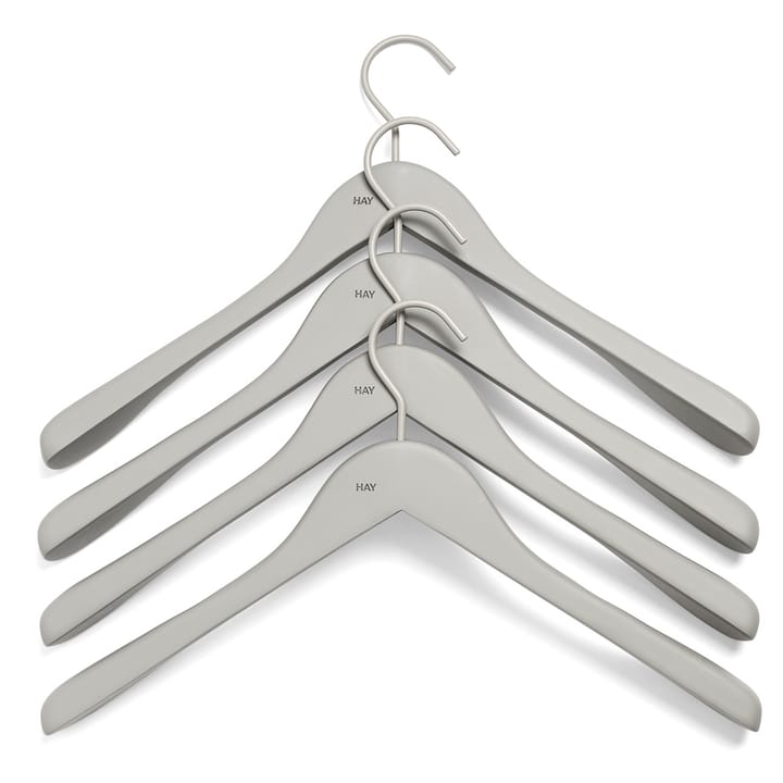 HAY hanger wide 4-pack - Grey - HAY