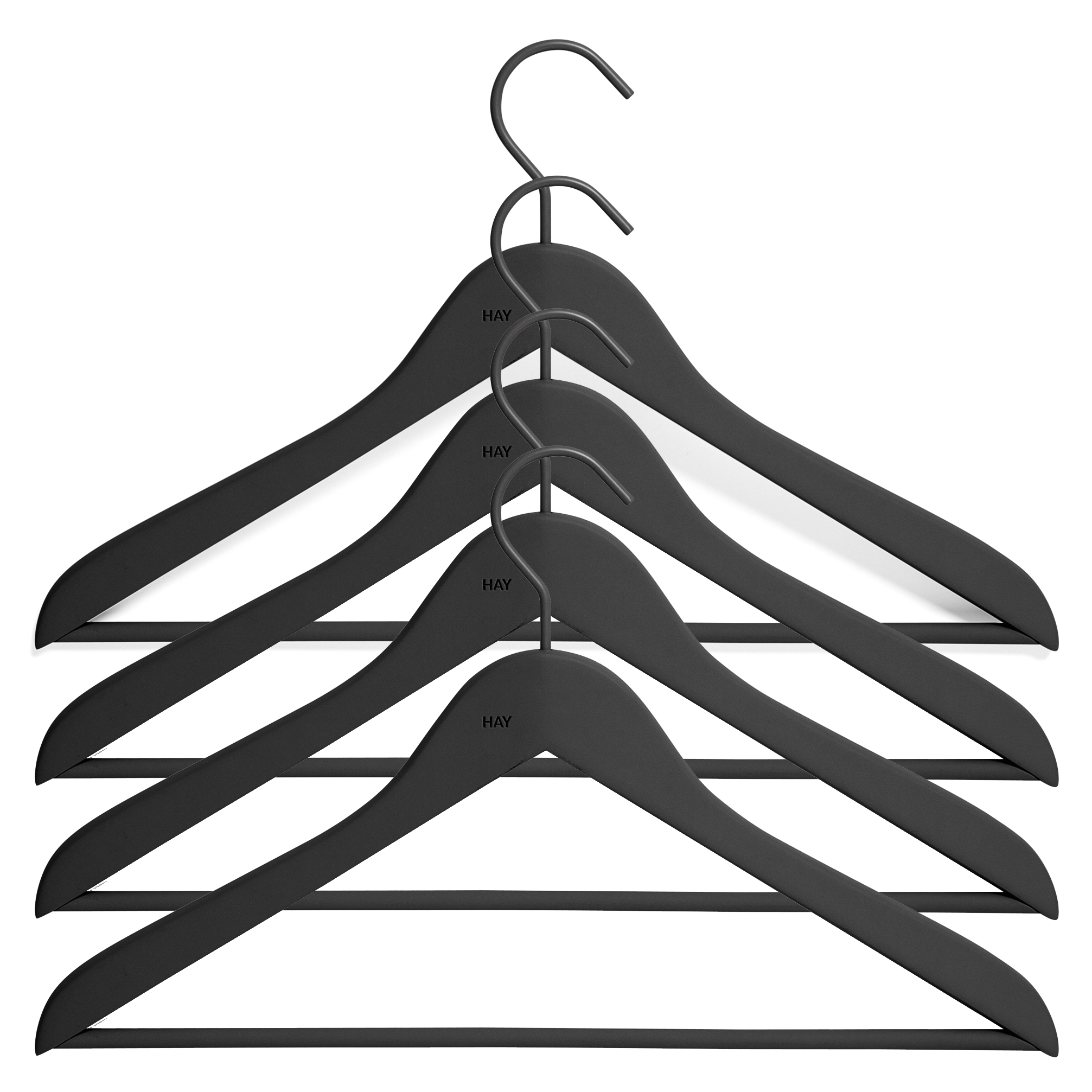 Coat Hanger Set of 4 Black - HAY - Buy online