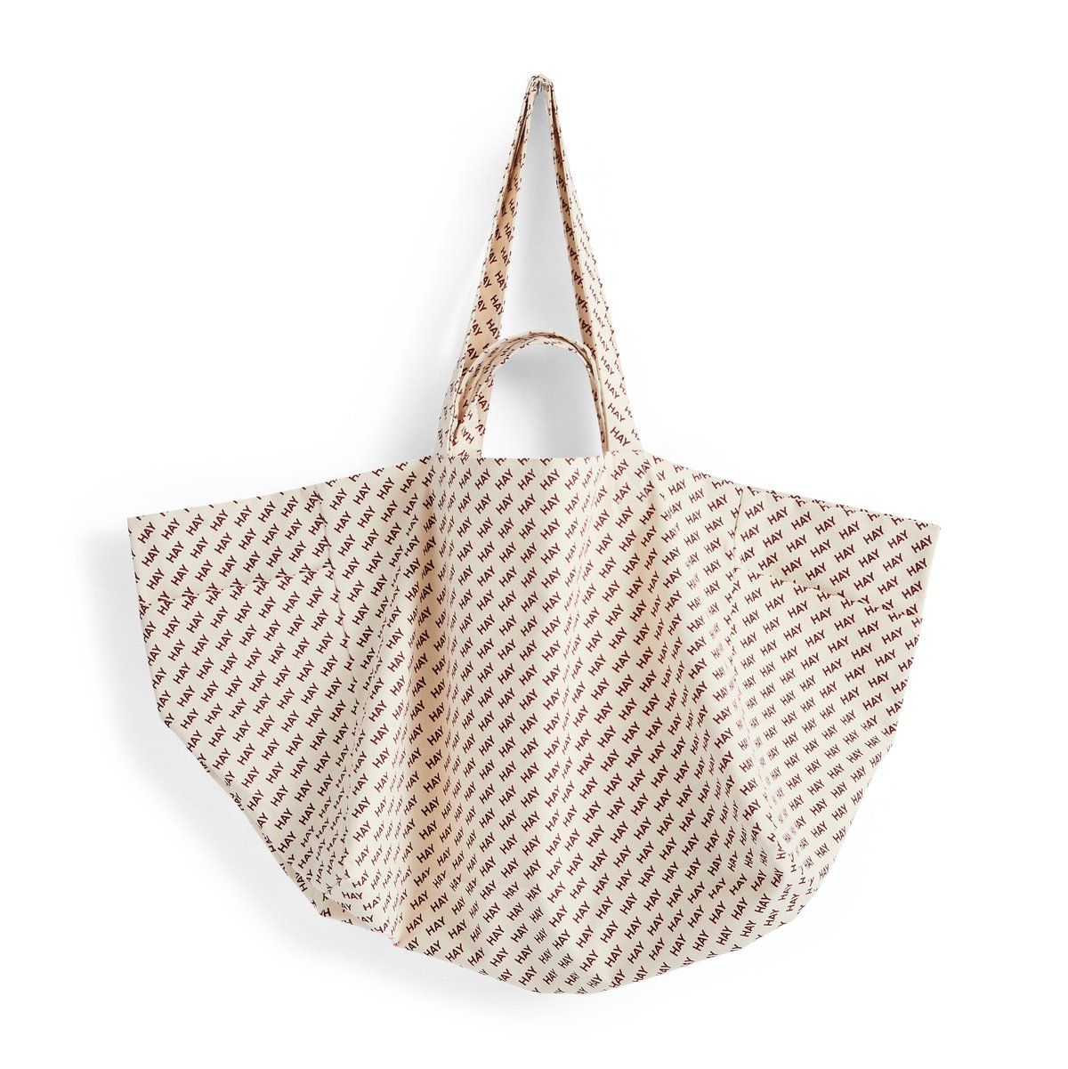 HAY Logo Weekend bag Burgundy | Scandinavian Design | Storage baskets | White