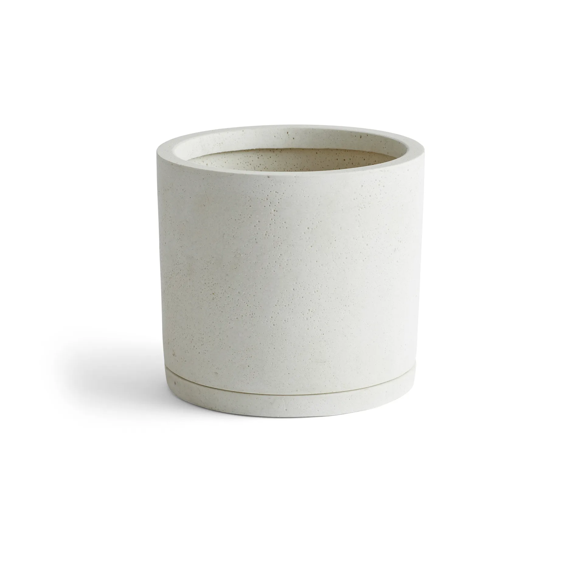 HAY Plant Pot with saucer flower pot XXL Ø24 cm, White HAY