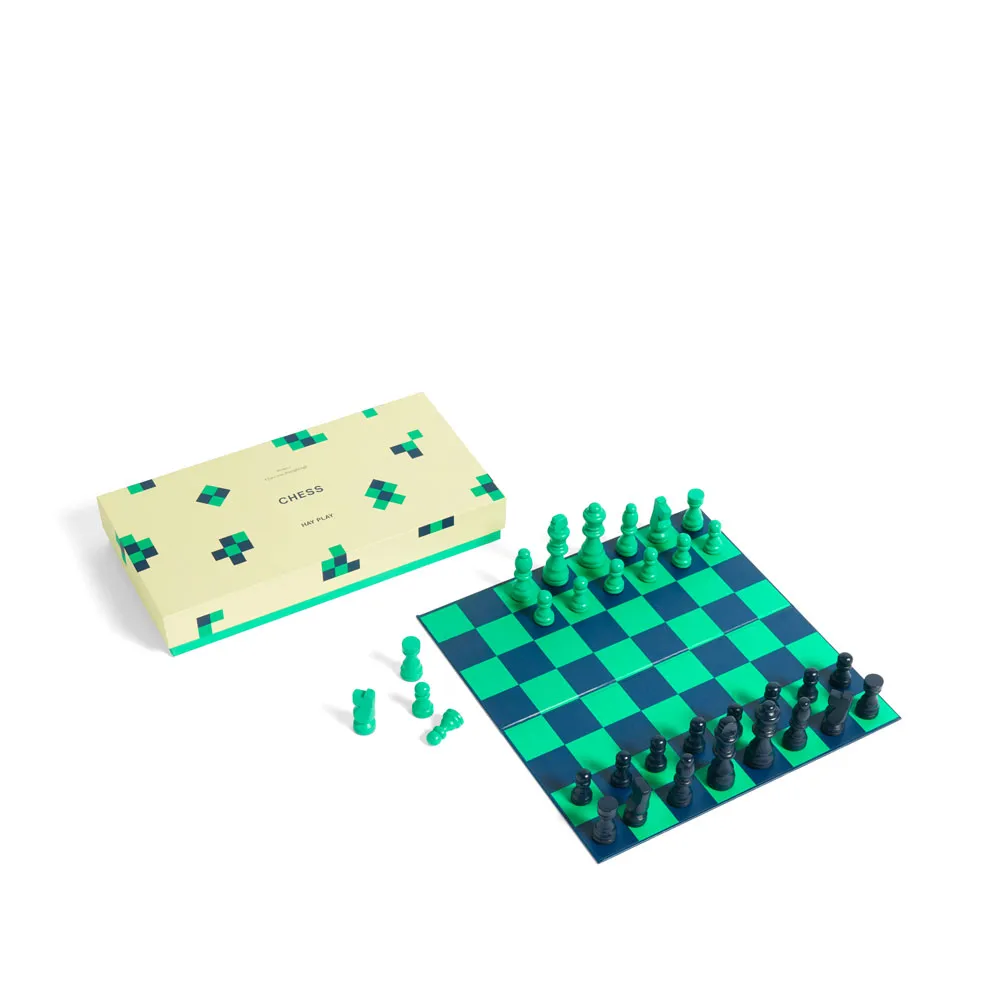 HAY PLAY game, Green, chess HAY