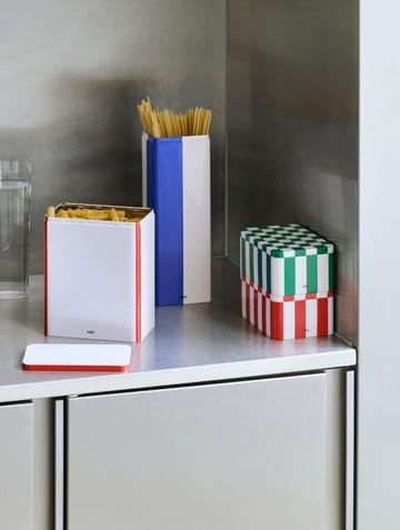HAY Tin Container medium - Black-off white - HAY